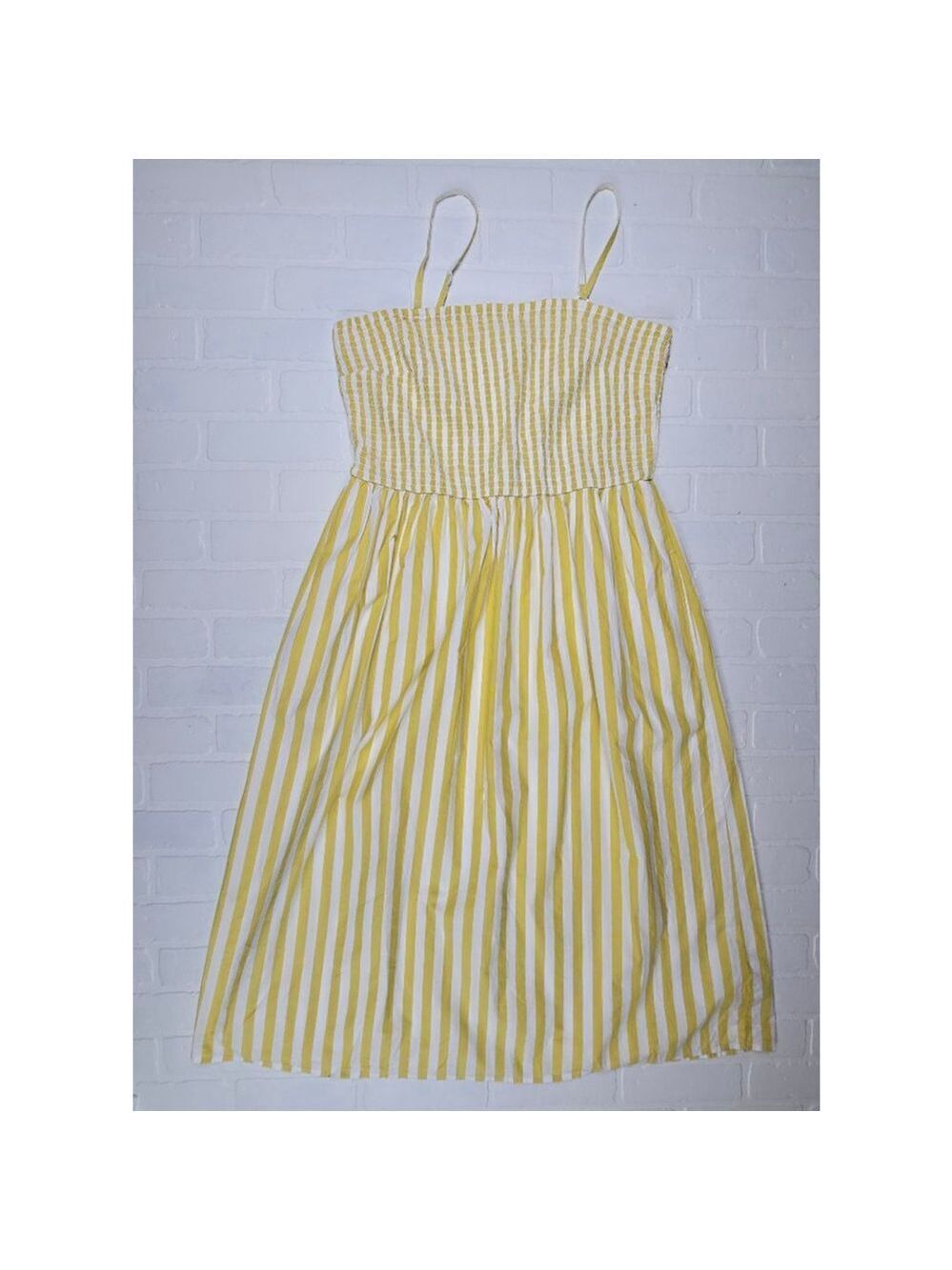 A new day Yellow striped Summer dress size XL